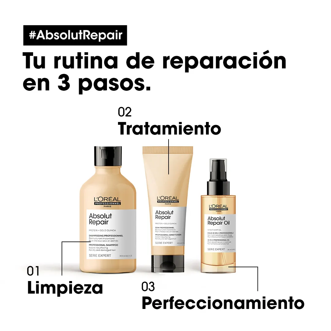Aceite Leave In 10 En 1 Absolut Repair 90Ml L'oréal Professionnel