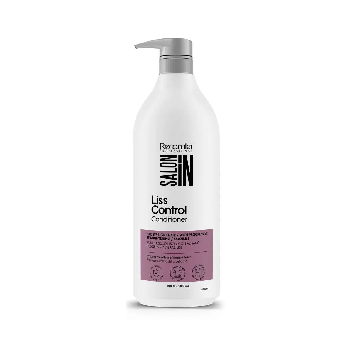 Acondicionador Liss Control Acondicionamiento Y Nutrición 1000 Ml Salon In