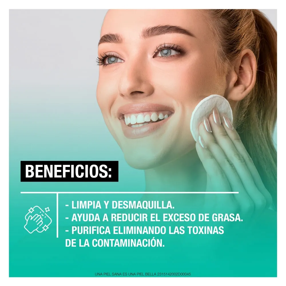 Agua Micelar Desmaquillante Purified Skin Ácido Cítrico 400 Ml Neutrogena