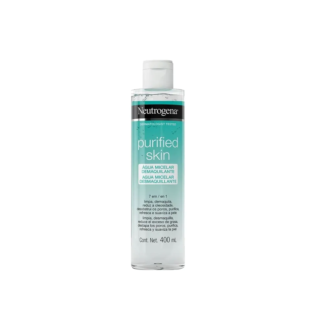 Agua Micelar Desmaquillante Purified Skin Ácido Cítrico 400 Ml Neutrogena