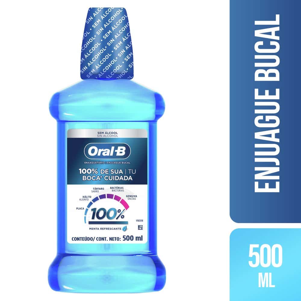 Enjuague Bucal Oral-B Con Sabor A Menta