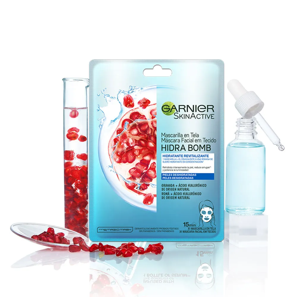 Mascarilla En Tela Para Rostro Revitalizante Congranada Garnier Skin Active