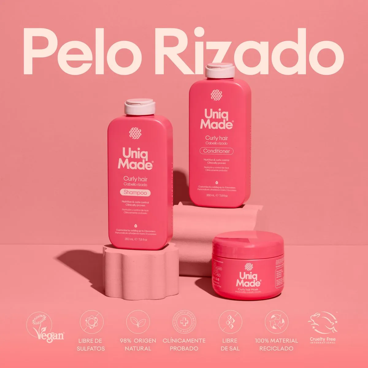 Mascarillla Uniq Made Cabello Rizado 250 Ml