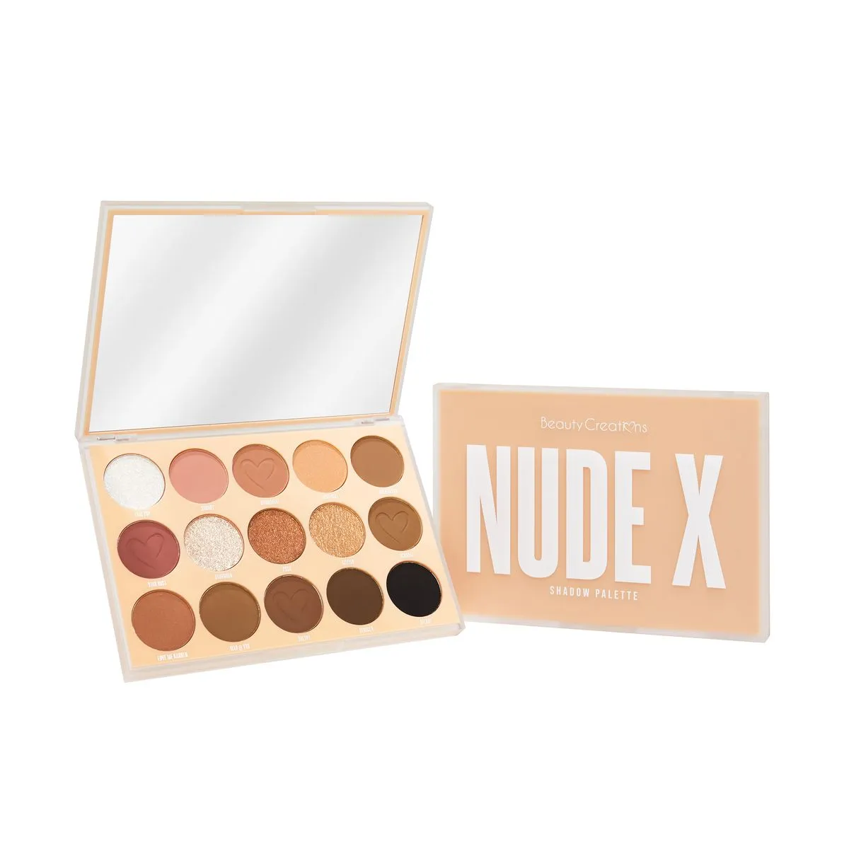 Paleta De Sombras Nude X 15 Colors Shadow Palette Beauty Creations