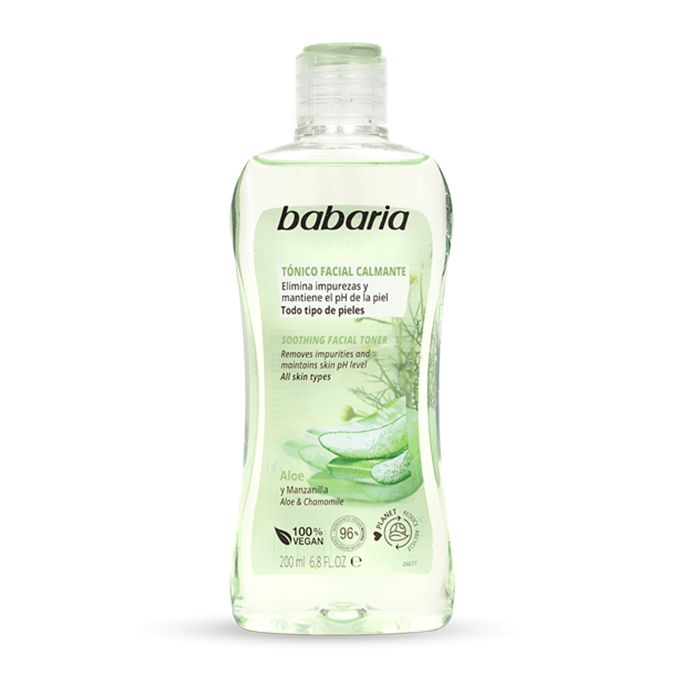 Tónico Babaria Facial Calmante Aloe Vera 200Ml Babaria